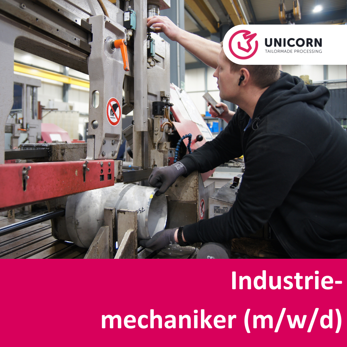 Stellenausschreibung als Industriemechaniker m/w/d